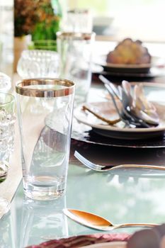 Detail  image of Elegant dining table setting