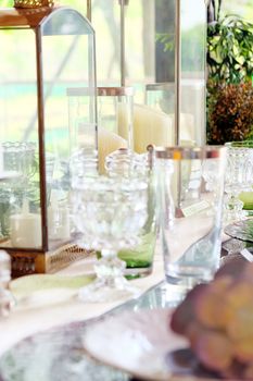 Detail  image of Elegant dining table setting