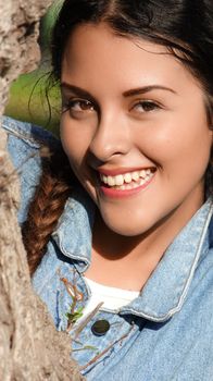 Smiling Young Girl Teen