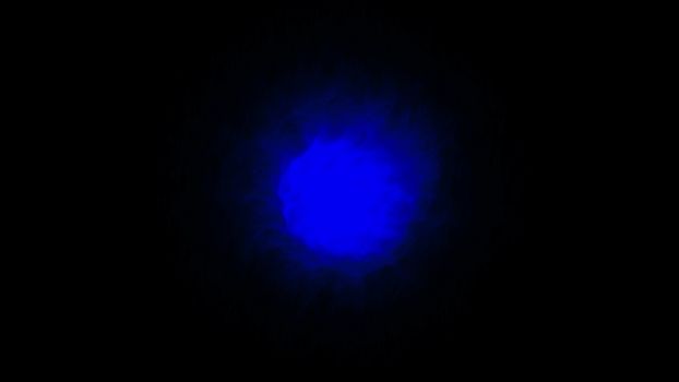 Magical Orb on a Black Background. 3d rendering
