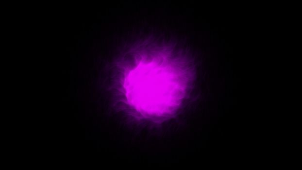 Magical Orb on a Black Background. 3d rendering