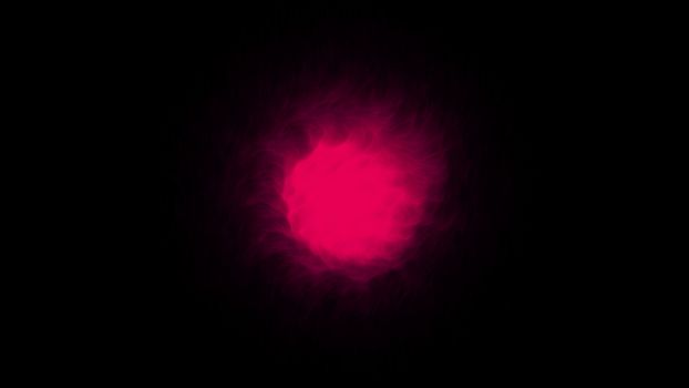 Magical Orb on a Black Background. 3d rendering
