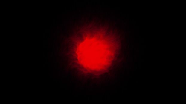 Magical Orb on a Black Background. 3d rendering
