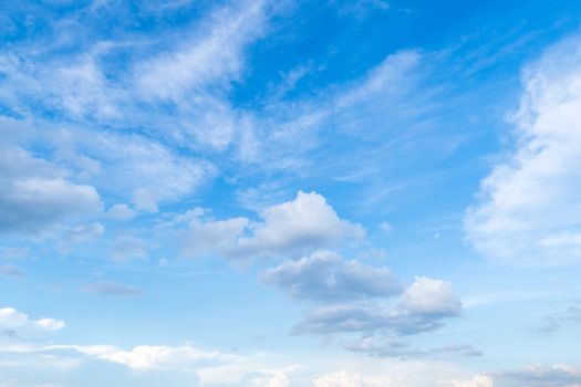 cloud on blue sky