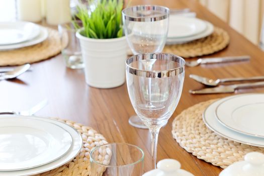 Detail image of Elegant dining table setting