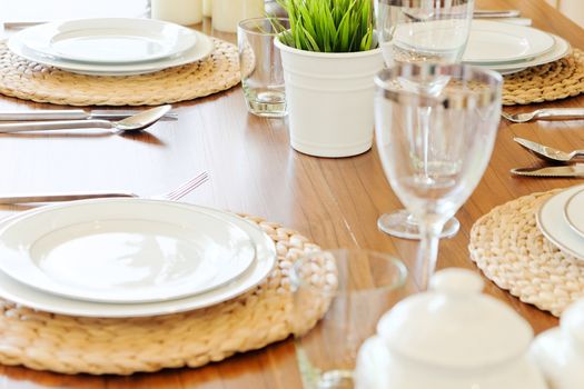 Detail image of Elegant dining table setting