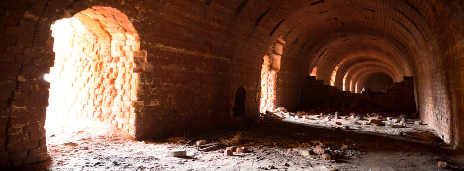ruins of a very heavily polluted industrial factory, industrial series