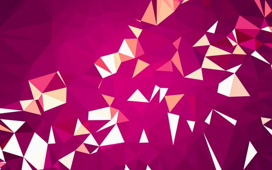 Abstract low poly background, geometry triangle, mosaic pastel color background