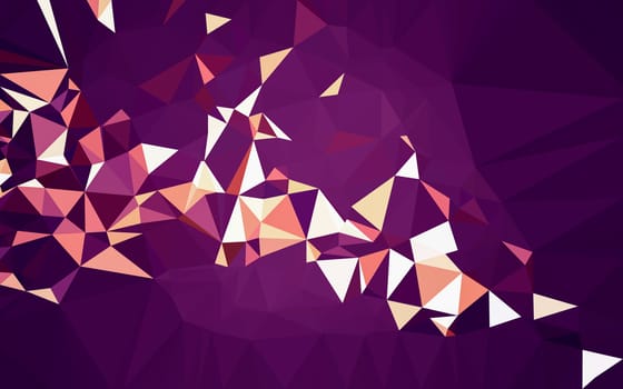 Abstract low poly background, geometry triangle, mosaic pastel color background