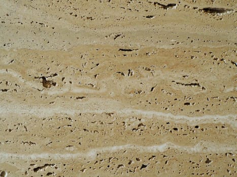 Surface of travertine in close-up as a texture.