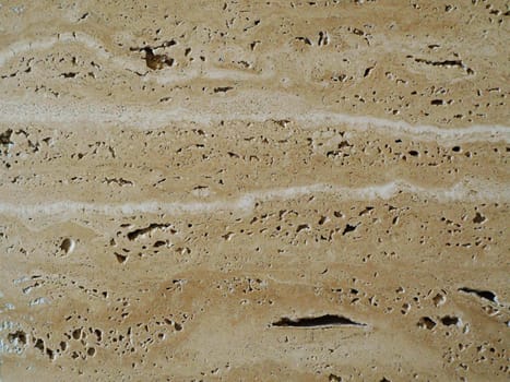 Surface of travertine in close-up as a texture.