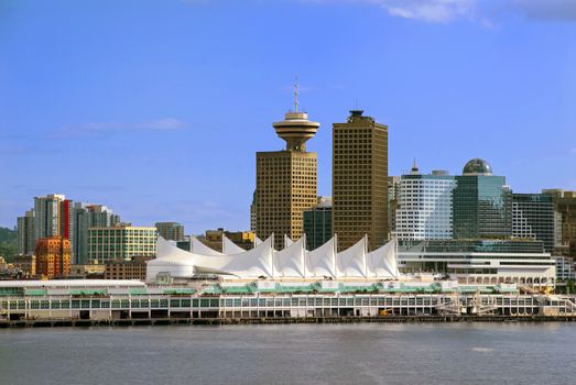 Vancouver British Columbia from the Harbor