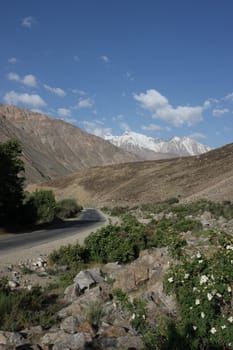 Pamir region Russian Federation Central Asia mountain landscapes