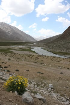 Pamir region Russian Federation Central Asia mountain landscapes