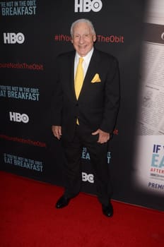 Mel Brooks
at the "If You're Not In The Obit, Eat Breakfast" Premiere, Samuel Goldwyn Theater, Beverly Hills, CA 05-17-17