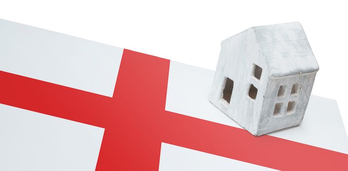 Small house on a flag - Living or migrating to England