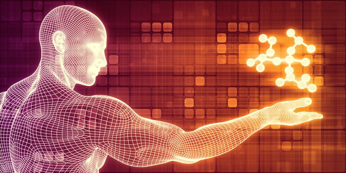 Science and Technology with Scientist Researching Atom
