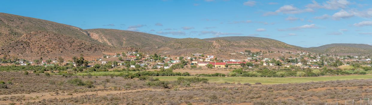 A panoramic view of Zoar, a village in the Western Cape Province