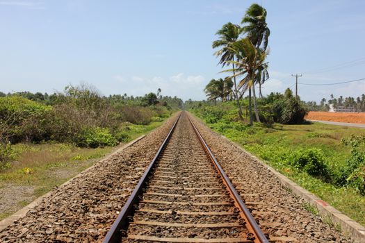 image with  country landscape and railway