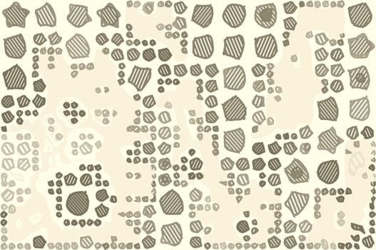 Abstract background full of stars and round shapes confetti.