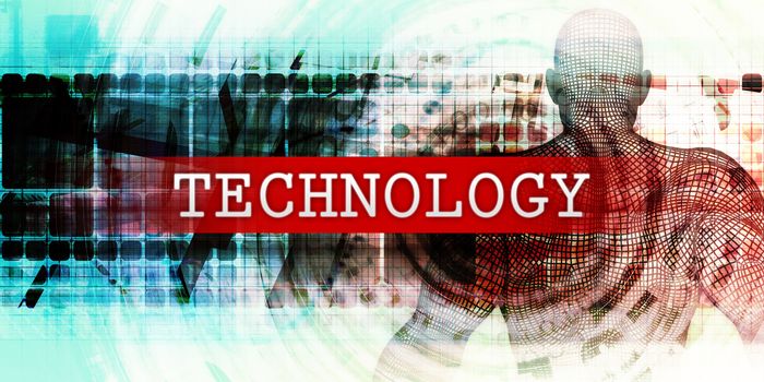 Technology Sector with Industrial Tech Concept Art