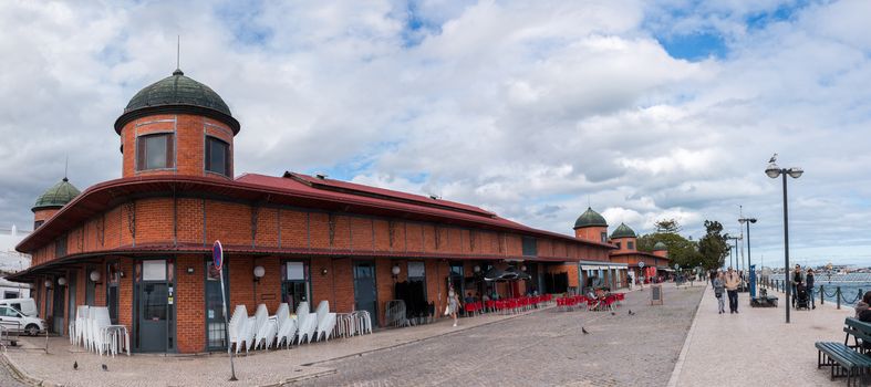 Historical fish and grocery market located in Olhao city, Portugal.