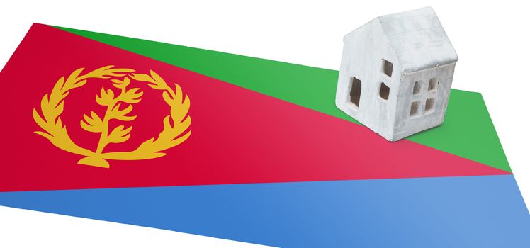 Small house on a flag - Living or migrating to Eritrea