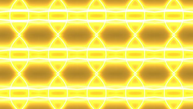 Golden lights kaleida background. Digital 3d rendering