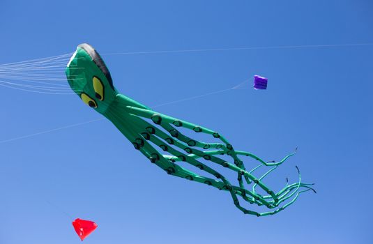 a kite in the form of an octopus