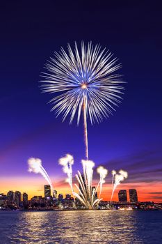 Seoul International Fireworks Festival in Korea.