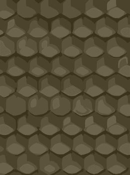 abstract background hexagonal technology illustration for print.