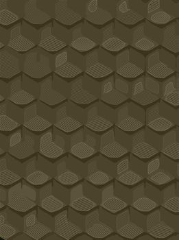 abstract background hexagonal technology illustration for print.