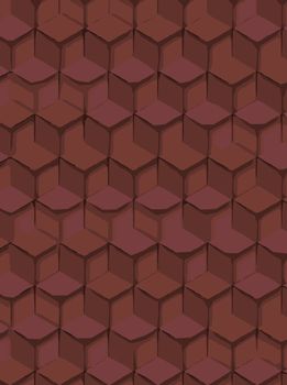 abstract background hexagonal technology illustration for print.