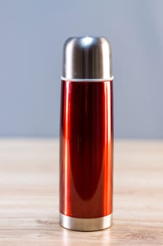 Thermo or Thermo flask on a background