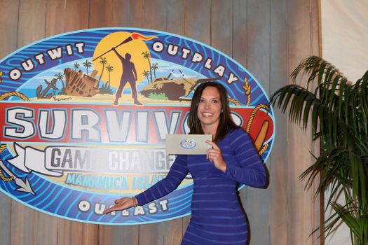 Sarah Lacina, Winner
at the "Survivor: Game Changers - Mamanuca Islands" Finale, CBS Studio Center, Studio City, CA 05-24-17