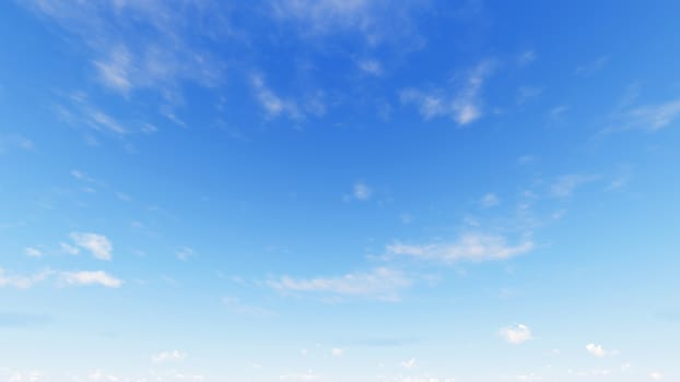 Cloudy blue sky abstract background, blue sky background with tiny clouds, 3d rendering


