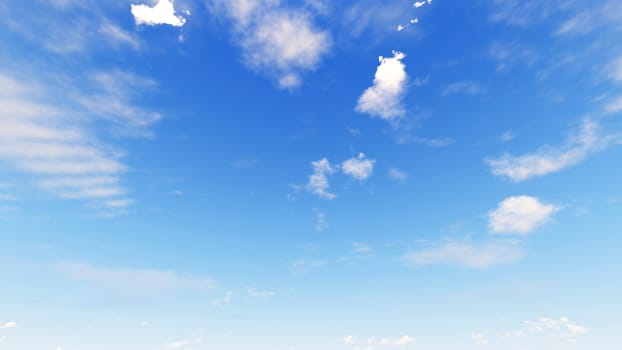 Cloudy blue sky abstract background, blue sky background with tiny clouds, 3d rendering

