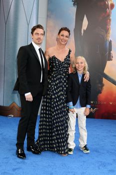 Sebastian Sartor, Connie Nielsen, Bryce Thadeus Ulrich-Nielsen
at the "Wonder Woman" Premiere, Pantages, Hollywood, CA 05-25-17