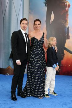 Sebastian Sartor, Connie Nielsen, Bryce Thadeus Ulrich-Nielsen
at the "Wonder Woman" Premiere, Pantages, Hollywood, CA 05-25-17