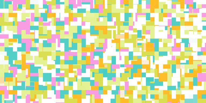 Modern Retro Theme Background with Colorful Squares