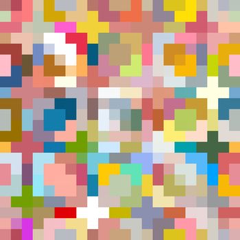 Seamless Pixel Pattern Background as an Artistic Concept