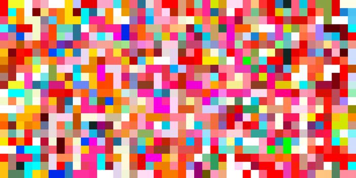 Seamless Geometric Pattern with Colorful Elements Art