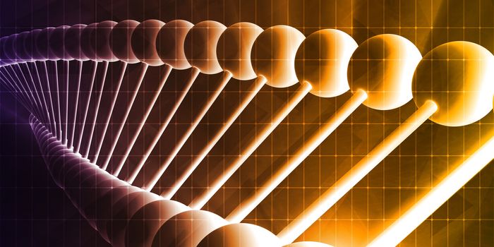 DNA Helix Abstract Science Genetic Background Art