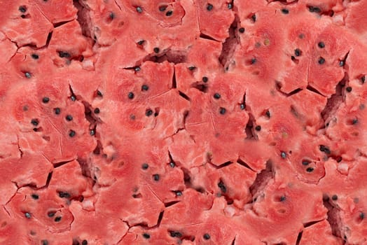 watermelon flesh closeup macro seamless texture background.