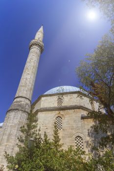 Karadoz Bey Mosque by sunny day, Mostar, Bosnia and Herzegovina