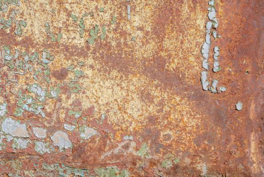 background of rusty metal, grunge metal surface