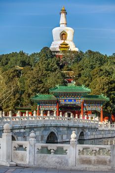 In the Beihai Park in Beijing China