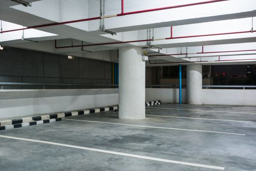 Empty Space in a Parking for background