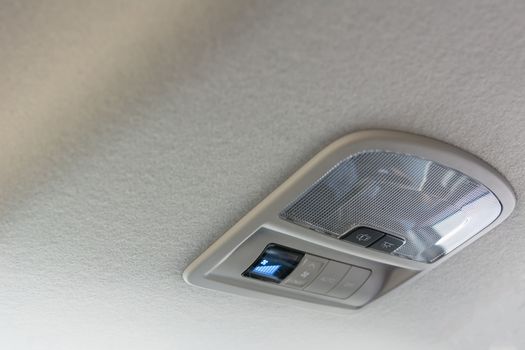 Car ceiling lamp and switch air for background