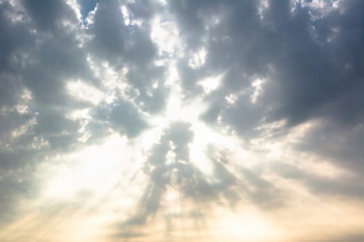 Beautiful blue sky for background